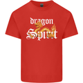 Dragon Spirit Fantasy Kids T-Shirt Childrens Red