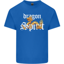 Dragon Spirit Fantasy Kids T-Shirt Childrens Royal Blue