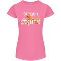 Dragon Spirit Fantasy Womens Petite Cut T-Shirt Azalea