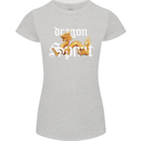 Dragon Spirit Fantasy Womens Petite Cut T-Shirt Sports Grey