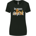 Dragon Spirit Fantasy Womens Wider Cut T-Shirt Black