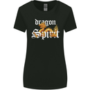 Dragon Spirit Fantasy Womens Wider Cut T-Shirt Black