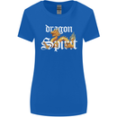 Dragon Spirit Fantasy Womens Wider Cut T-Shirt Royal Blue