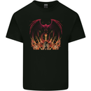 Dragon St George Crusader Knight Templar Fantasy Mens Cotton T-Shirt Tee Top Black