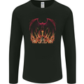﻿Dragon St George Crusader Knight Templar Fantasy Mens Long Sleeve T-Shirt Black