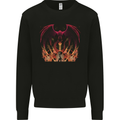 ﻿Dragon St George Crusader Knight Templar Fantasy Mens Sweatshirt Jumper Black