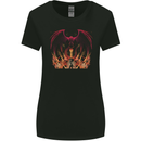 ﻿Dragon St George Crusader Knight Templar Fantasy Womens Wider Cut T-Shirt Black