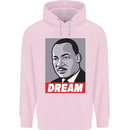 Dream Martin Luther King Black Lives Matter Childrens Kids Hoodie Light Pink