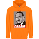 Dream Martin Luther King Black Lives Matter Childrens Kids Hoodie Orange