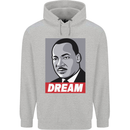 Dream Martin Luther King Black Lives Matter Childrens Kids Hoodie Sports Grey