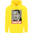Dream Martin Luther King Black Lives Matter Childrens Kids Hoodie Yellow