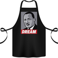 Dream Martin Luther King Black Lives Matter Cotton Apron 100% Organic Black