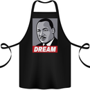 Dream Martin Luther King Black Lives Matter Cotton Apron 100% Organic Black
