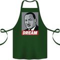 Dream Martin Luther King Black Lives Matter Cotton Apron 100% Organic Forest Green