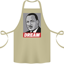 Dream Martin Luther King Black Lives Matter Cotton Apron 100% Organic Khaki