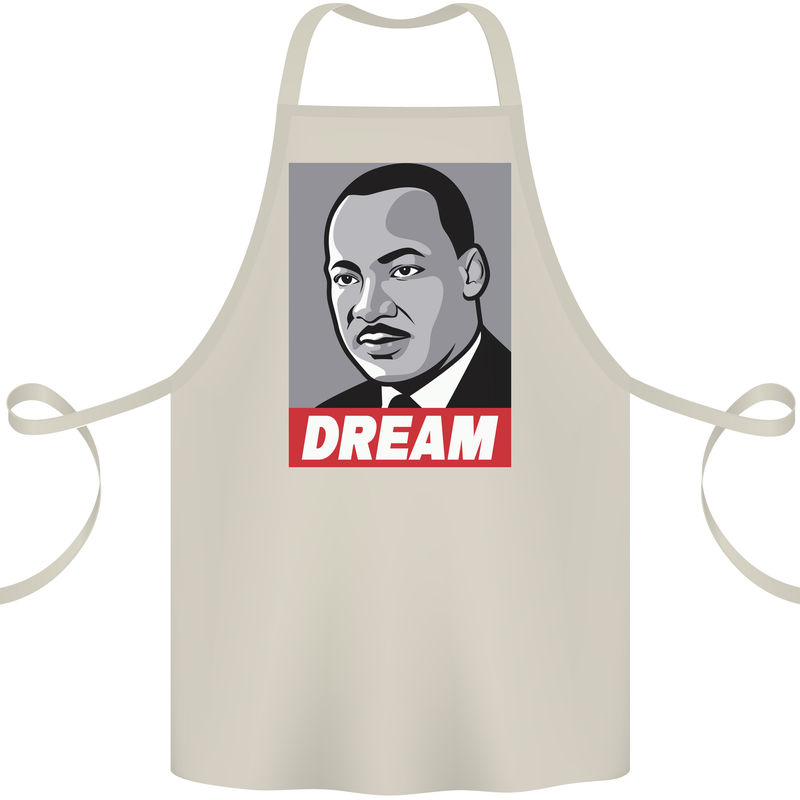 Dream Martin Luther King Black Lives Matter Cotton Apron 100% Organic Natural