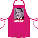 Dream Martin Luther King Black Lives Matter Cotton Apron 100% Organic Pink