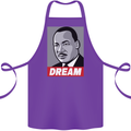 Dream Martin Luther King Black Lives Matter Cotton Apron 100% Organic Purple
