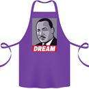 Dream Martin Luther King Black Lives Matter Cotton Apron 100% Organic Purple