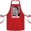 Dream Martin Luther King Black Lives Matter Cotton Apron 100% Organic Red