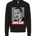 Dream Martin Luther King Black Lives Matter Kids Sweatshirt Jumper Black
