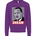 Dream Martin Luther King Black Lives Matter Kids Sweatshirt Jumper Purple