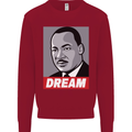 Dream Martin Luther King Black Lives Matter Kids Sweatshirt Jumper Red