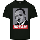 Dream Martin Luther King Black Lives Matter Kids T-Shirt Childrens Black