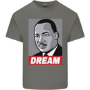 Dream Martin Luther King Black Lives Matter Kids T-Shirt Childrens Charcoal