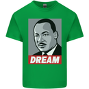 Dream Martin Luther King Black Lives Matter Kids T-Shirt Childrens Irish Green