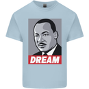 Dream Martin Luther King Black Lives Matter Kids T-Shirt Childrens Light Blue