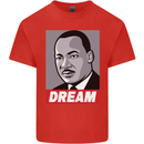 Dream Martin Luther King Black Lives Matter Kids T-Shirt Childrens Red