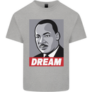 Dream Martin Luther King Black Lives Matter Kids T-Shirt Childrens Sports Grey