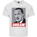 Dream Martin Luther King Black Lives Matter Kids T-Shirt Childrens White