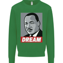 Dream Martin Luther King Black Lives Matter Mens Sweatshirt Jumper Irish Green