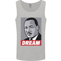 Dream Martin Luther King Black Lives Matter Mens Vest Tank Top Sports Grey