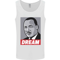 Dream Martin Luther King Black Lives Matter Mens Vest Tank Top White