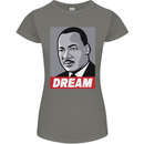 Dream Martin Luther King Black Lives Matter Womens Petite Cut T-Shirt Charcoal