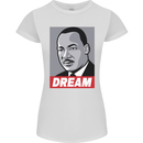 Dream Martin Luther King Black Lives Matter Womens Petite Cut T-Shirt White