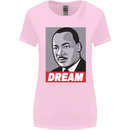 Dream Martin Luther King Black Lives Matter Womens Wider Cut T-Shirt Light Pink