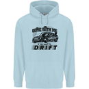 Drifting Come With Me if You Want to Drift Childrens Kids Hoodie Light Blue