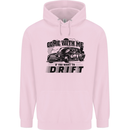 Drifting Come With Me if You Want to Drift Childrens Kids Hoodie Light Pink