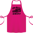 Drifting Come With Me if You Want to Drift Cotton Apron 100% Organic Pink