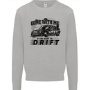 Drifting Come With Me if You Want to Drift Kids Sweatshirt Jumper Sports Grey