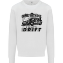 Drifting Come With Me if You Want to Drift Kids Sweatshirt Jumper White
