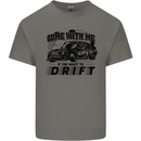 Drifting Come With Me if You Want to Drift Kids T-Shirt Childrens Charcoal