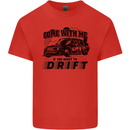 Drifting Come With Me if You Want to Drift Kids T-Shirt Childrens Red