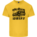 Drifting Come With Me if You Want to Drift Kids T-Shirt Childrens Yellow