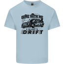 Drifting Come With Me if You Want to Drift Mens Cotton T-Shirt Tee Top Light Blue