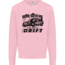 Drifting Come With Me if You Want to Drift Mens Sweatshirt Jumper Light Pink